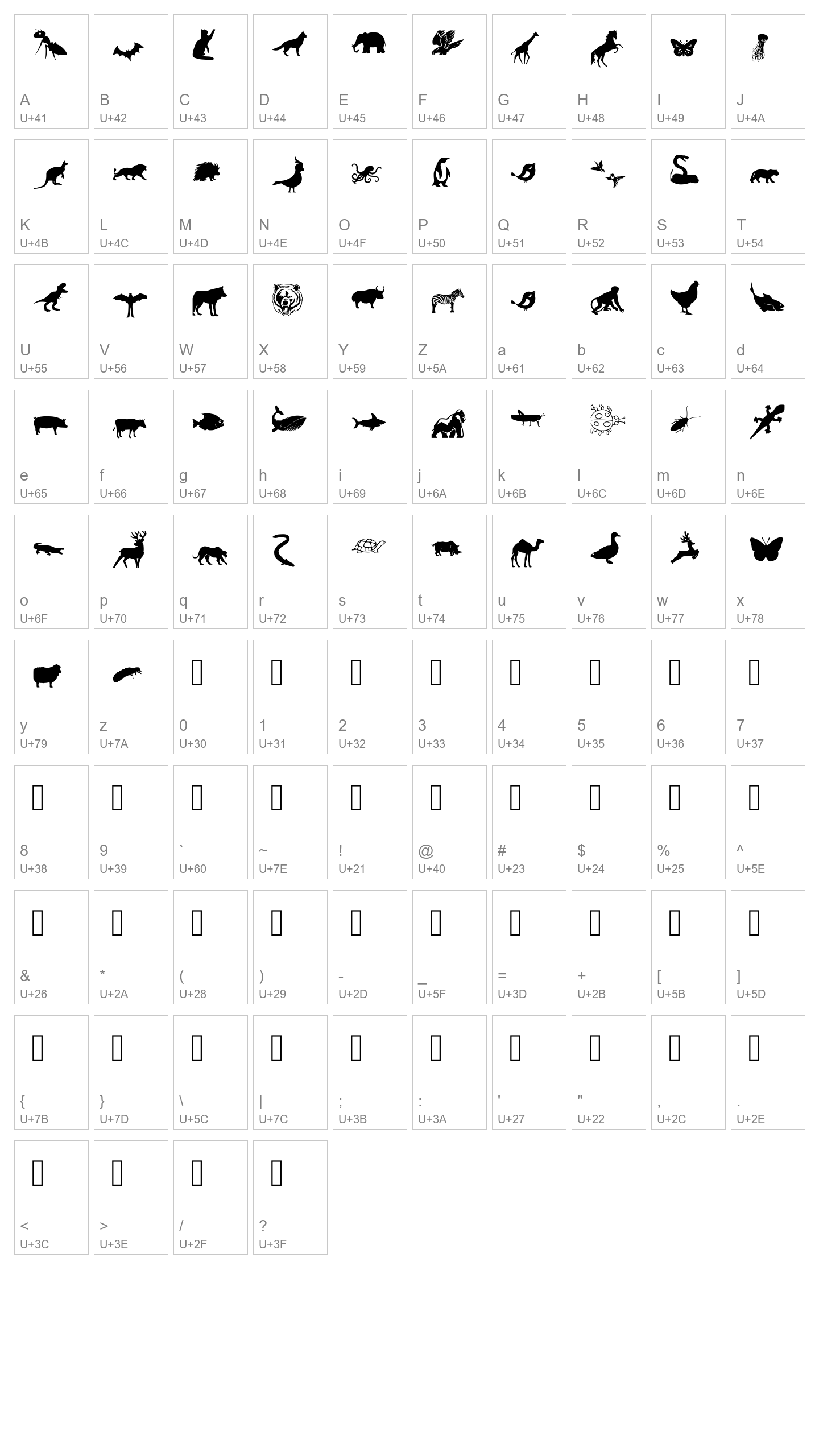 Character Map Image