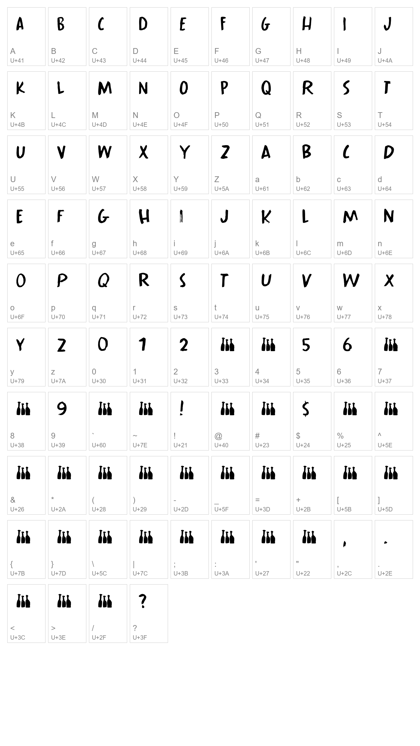 Character Map Image