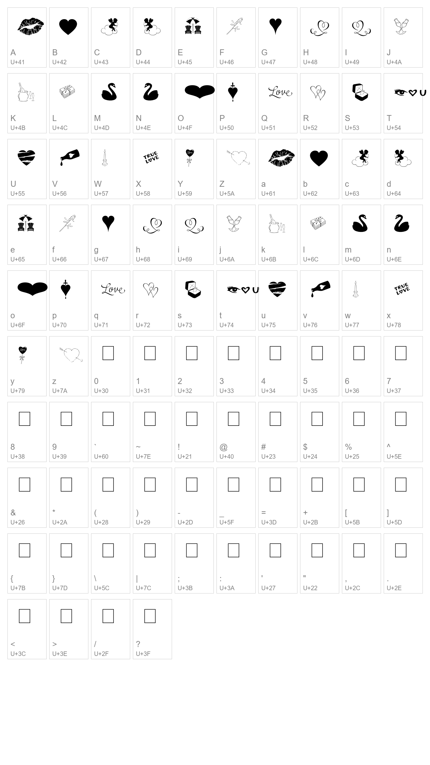 Character Map Image