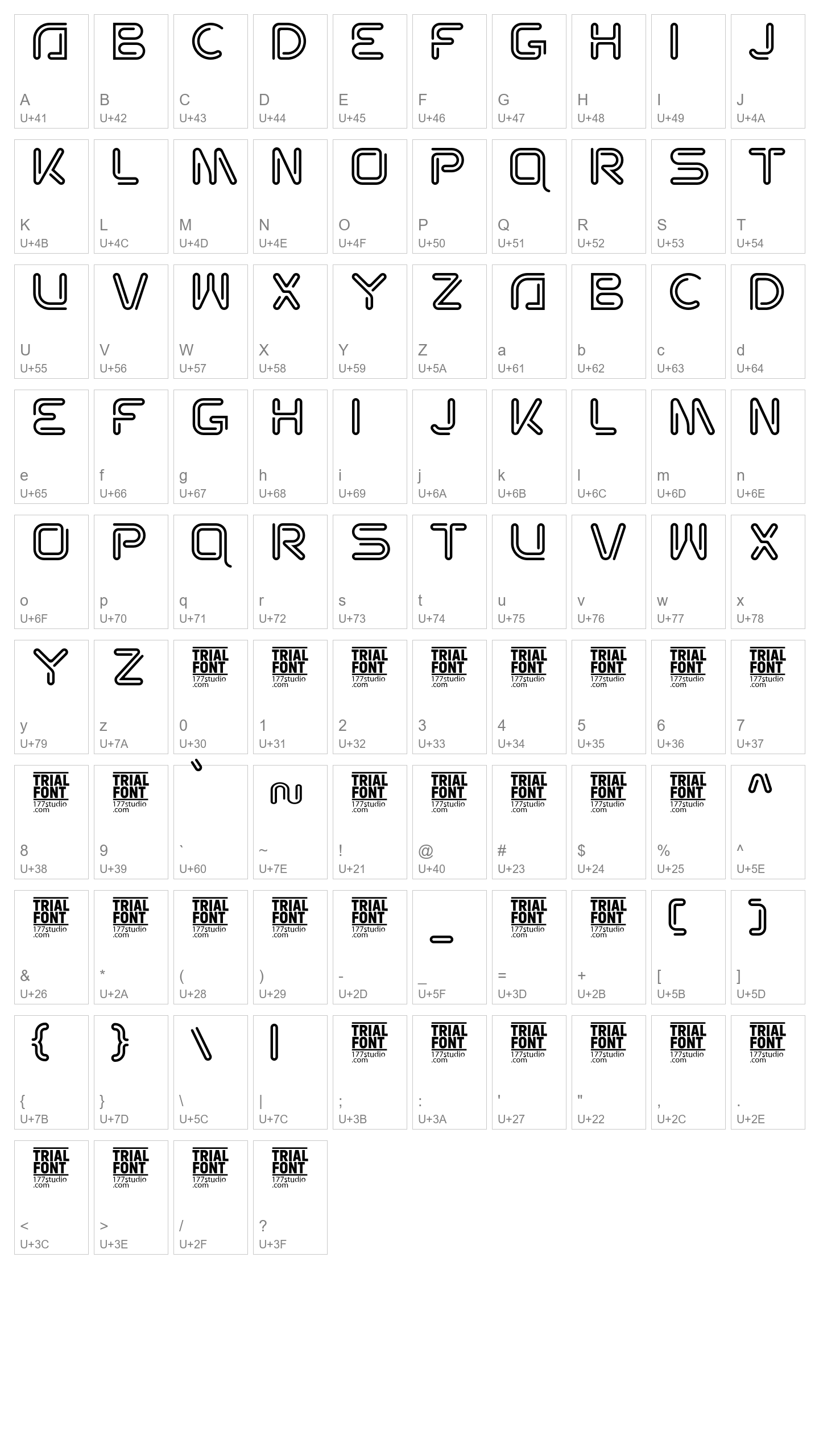 Character Map Image