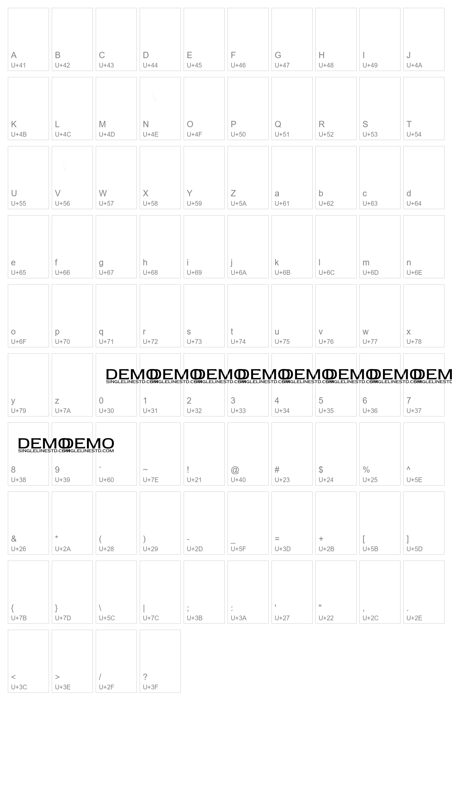 Character Map Image