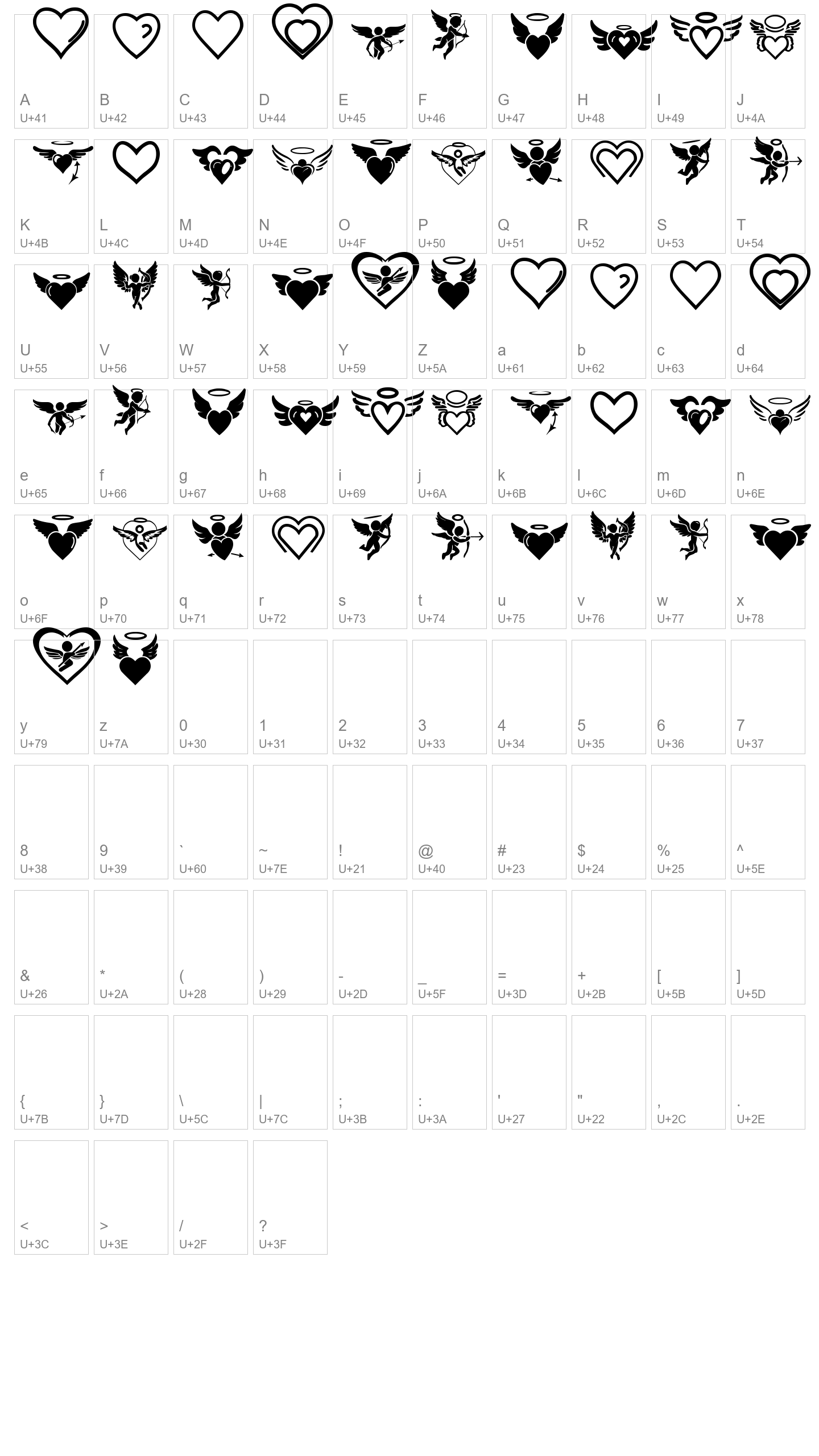 Character Map Image