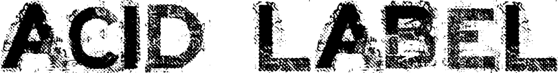 Acid Label