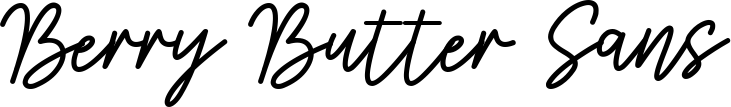 Berry Butter Sans