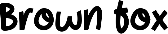 Brown Fox