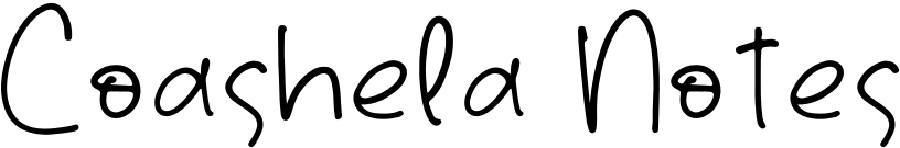 Coashela Notes