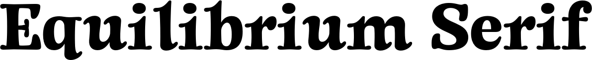 Equilibrium Serif