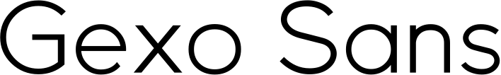 Gexo Sans
