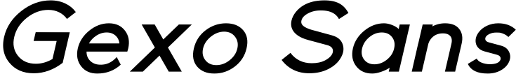 Gexo Sans