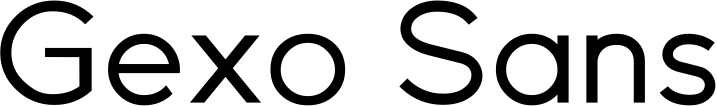 Gexo Sans