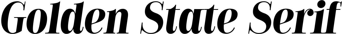 Golden State Serif