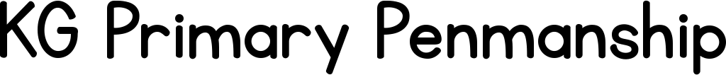 KG Primary Penmanship