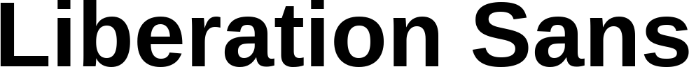 Liberation Sans