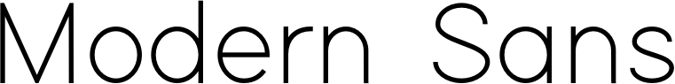 Modern Sans