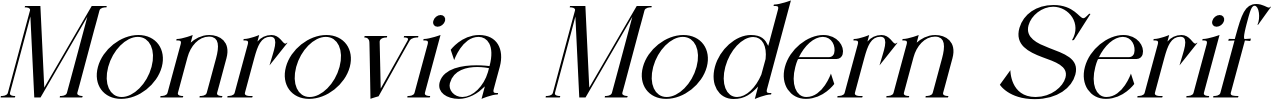 Monrovia Modern Serif