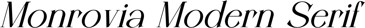 Monrovia Modern Serif