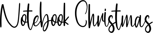 Notebook Christmas