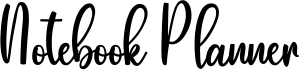 Notebook Planner