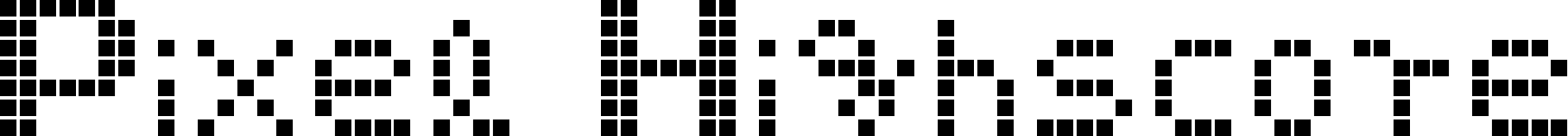 Pixel Highscore