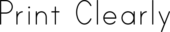 Print Clearly