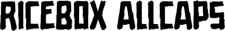 Ricebox Allcaps