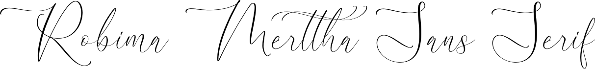 Robima Merttha Sans Serif