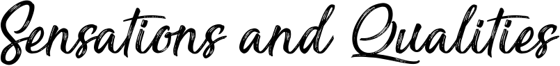 Sensations and Qualities