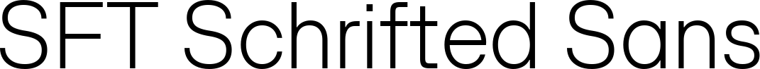 SFT Schrifted Sans