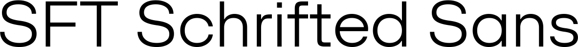 SFT Schrifted Sans