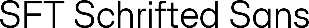 SFT Schrifted Sans