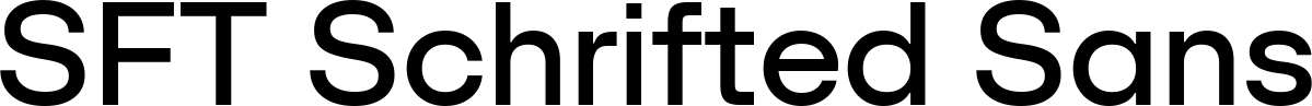 SFT Schrifted Sans
