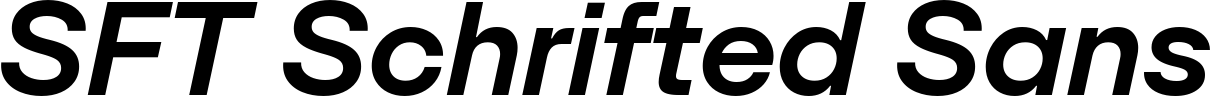 SFT Schrifted Sans