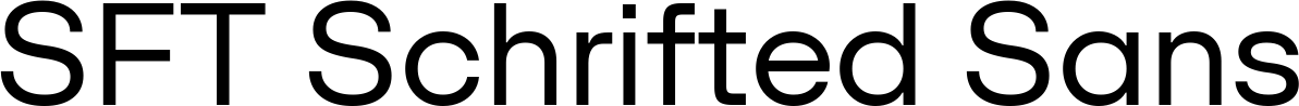 SFT Schrifted Sans