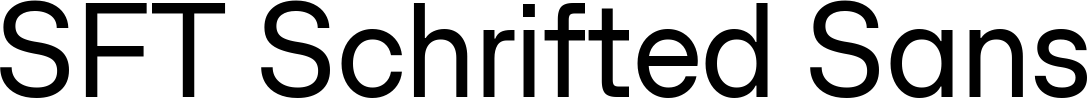 SFT Schrifted Sans