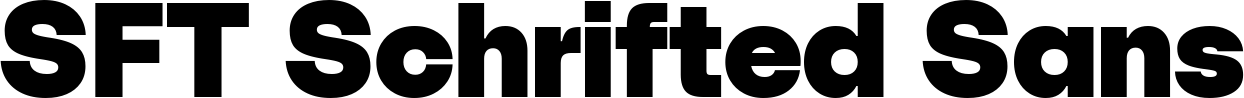 SFT Schrifted Sans