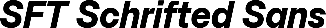 SFT Schrifted Sans