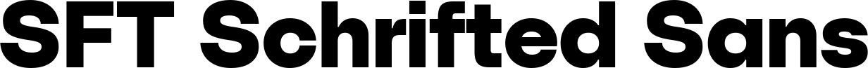 SFT Schrifted Sans