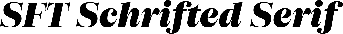 SFT Schrifted Serif