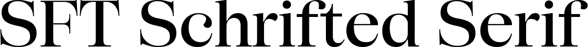 SFT Schrifted Serif
