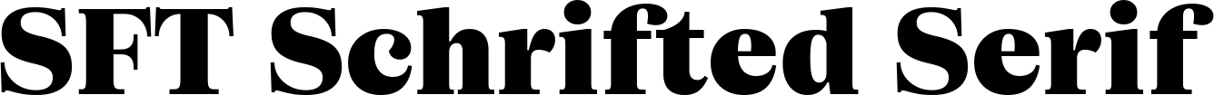 SFT Schrifted Serif