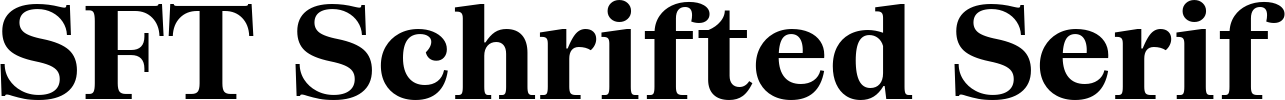 SFT Schrifted Serif