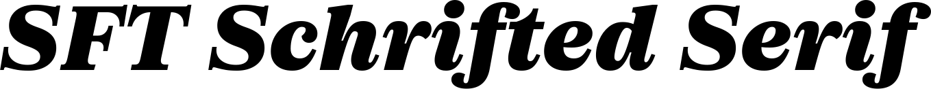 SFT Schrifted Serif