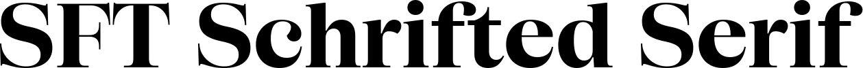 SFT Schrifted Serif