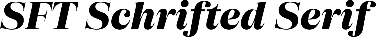 SFT Schrifted Serif