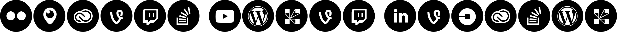 Social Media Circled