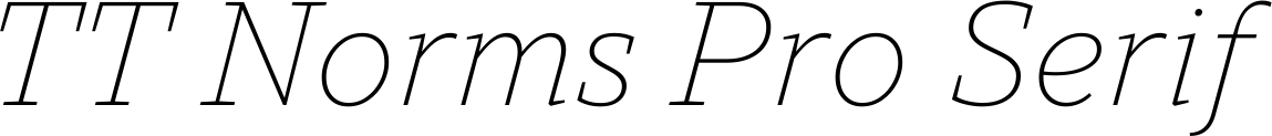 TT Norms Pro Serif