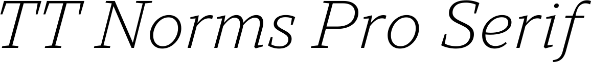 TT Norms Pro Serif
