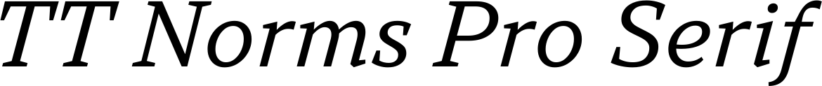 TT Norms Pro Serif
