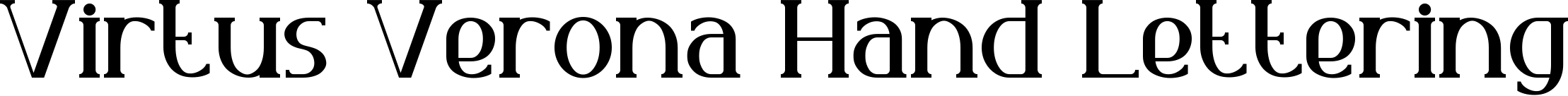 Virtus Verona Hand Lettering