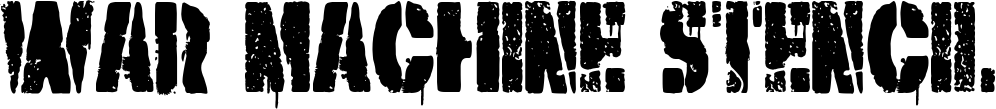 War Machine Stencil